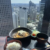 星空の中へ - 時雨煮を添えた、揚げ出し豆富の茸餡掛け御膳　¥1000