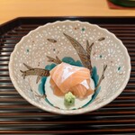 料理屋そうびき - お造り（北海道函館産サクラマス）