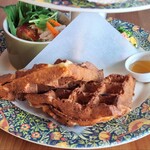 CAFE Tea Tree - 【2025.04】スプリングアフタヌーンティーランチ・全部のせ(税込2,300円)