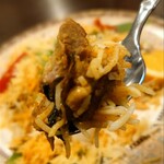 INDUS - ラム・ビリヤニ  のラム肉♪肉感が残る塊が4〜5コあり食べ応え充分♪