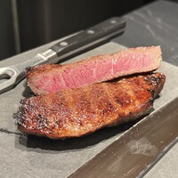 VinIX - メイン(熟成肉 田村牛の塊焼きと旬野菜のグリル)
