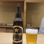 富小路 やま岸 - 瓶ビール