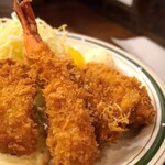 かつれつ四谷たけだ - エビフライ