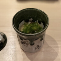鮨 利﨑 恵比寿 - ホタルイカの茶碗蒸し