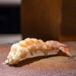 天ぷらあら木 - 2025.4 車海老（レアー）