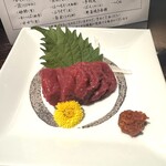 鶏けん - 会津馬刺し ヒレ ¥2,400