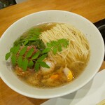 酒楽亭 空庵 - 活けイタヤ貝とメカブの汐ラーメン