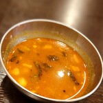 INDUS - ラッサム(？) サービスで提供していただきました♪