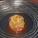 295592216 - 海鮮ユッケコンソメジュレ