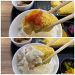 まごころごはん - マヨをつけてみる