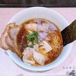 らぁめん 紬麦 - 淡麗ワンタン・チャーシュートッピング