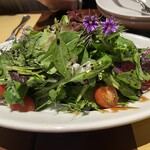 スーペルバッコ - グリーンサラダも綺麗でたっぷり