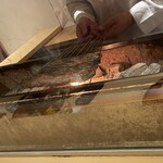 銀座 しのはら - 手巻き用の鰻　香ばしく本当にいい焼き具合です