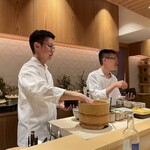 銀座 しのはら - 手巻き準備中