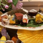 銀座 しのはら - お花見の季節に花見串