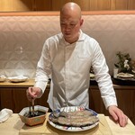 銀座 しのはら - 手巻き用の鰻