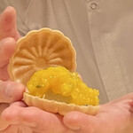 銀座 しのはら - フォアグラ最中