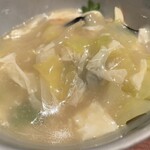 銀座 しのはら - 残りの炊き込みに湯葉餡をかけて