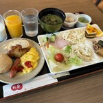 見奈良天然温泉 利楽 - 料理写真:朝食ビュッフェ