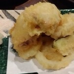 魚伝 - タコの天ぷら
