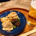晩酌 餐月 - 最初に行った時のお通し