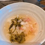 鉄板焼 摩天楼 - お茶漬けにしてまた美味しい