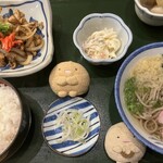 お食事処 孝ふく - 日替わりは豚生姜定食。