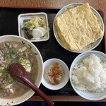 一富士食堂 - 肉吸い定食、出汁巻き