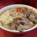 池田屋 - ラーメン小300(ニンニク,アブラ)