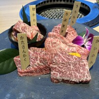 尾崎牛焼肉 銀座 ひむか - 五種盛り合わせ