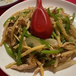 南海飯店 - 豚肉とピーマンの細切炒め