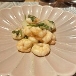 fu-fu shisen - 龍井茶（中国の緑茶）と小海老の炒め