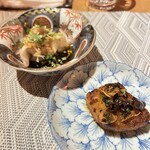 fu-fu shisen - 点心２種（水餃子＆ピリ辛大根餅）