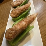 鳥丁 - 生ピーマンのつくね