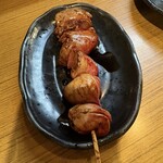 鳥丁 - 白レバータレ山椒