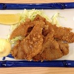 Marutomi Shokudou - まぐろ竜田揚げ＠330円