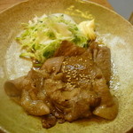 おんじき家ふうど - 豚肩ロース生姜焼き