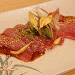 ツバメキッチン - 本鮪の生七味醤油掛け