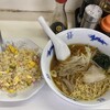 野沢屋 - 半チャーハンラーメン