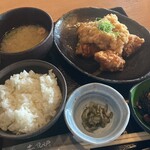 すし土風炉 - 若鶏の唐揚げ定食