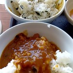 しゃぶ葉 - カレーとわかめごはん！