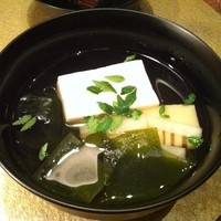 六雁 - 昆布　筍　独活の椀