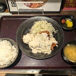 きしから - 料理写真:チキン南蛮風唐揚げ定食4個1,144円