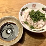 千ふく - 伊豆 太湖豚の冷しゃぶ 昆布水つ麺〜新物の花山椒をたっぷり添えて〜