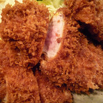 丸一 - ひれかつ定食　ズームアップ