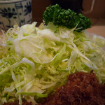 丸一 - ロースかつ定食ズームアップ