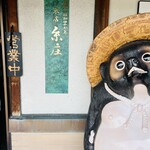 糸庄 - ちょっと舌を出すたぬき