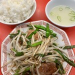 レバニラ中華 満腹 - 