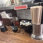 麺屋 藤しろ - テーブル