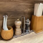 麺庵 利休 - テーブル上